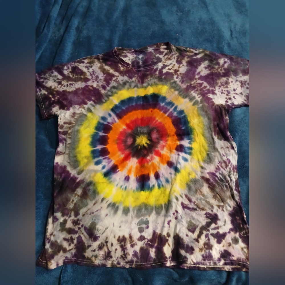 Tie-Dye Mens T-Shirt -‎ Multicolor Sz.xL